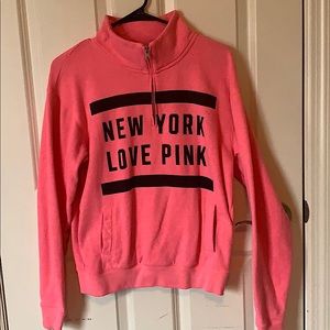 Victoria’s Secret- PINK half-zip pullover